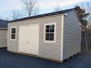 Exterior 12x16 Vinyl Siding Peak Shed For Sale