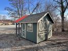 8x12 King Coop with Nesting Area and Exterior Run